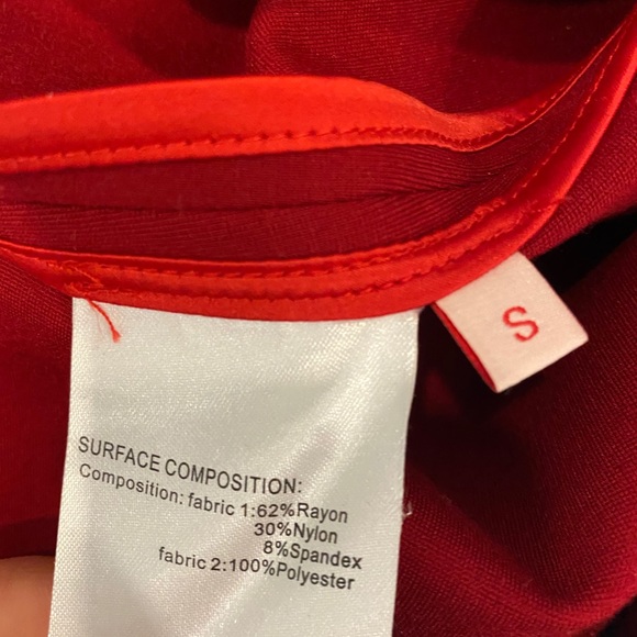 Red Isabel dress - Picture 9 of 9